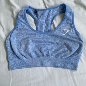 OG GYMSHARK VITAL SPORTS BRA -BLUE - SZ SMALL